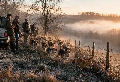 What a Traditional Fox Hunt With Hounds Really Looks and Sounds Like