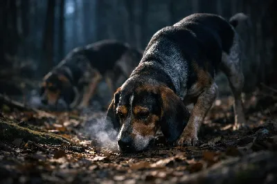 How Coonhounds Track Raccoons at Night