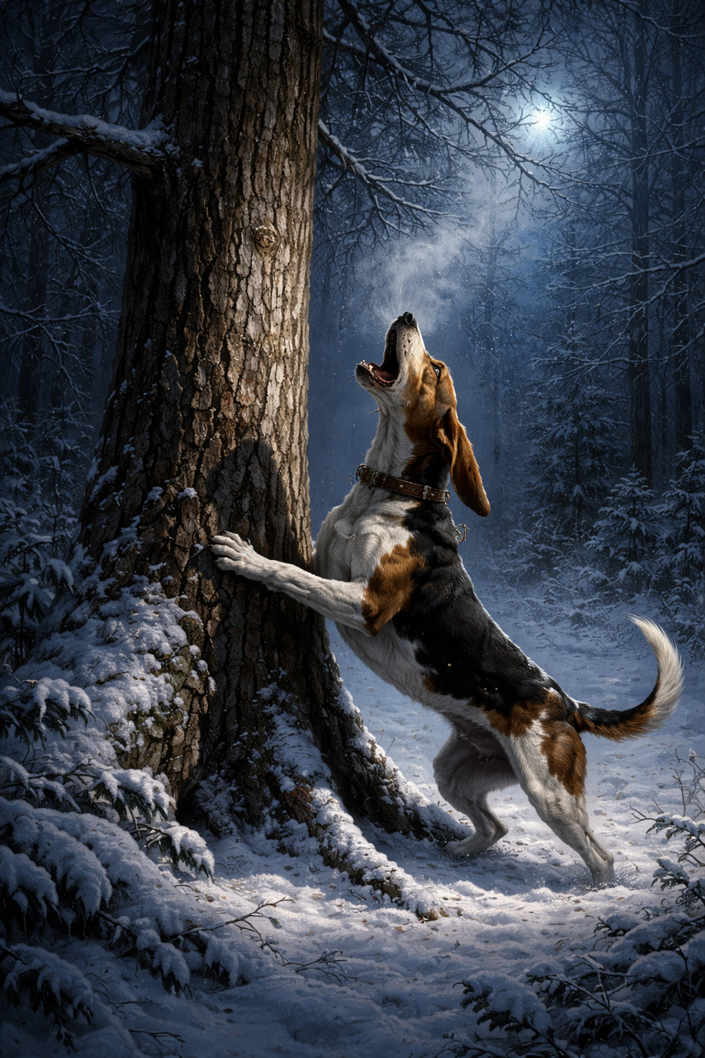 18x24 inch Song of the Winter Woods print